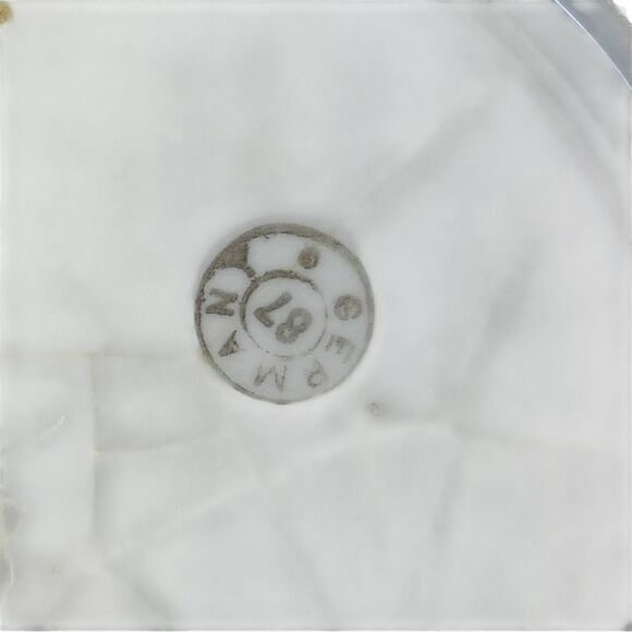 Vintage German Porcelain Serving Bowl Stamped on the Back Floral Pattern - Picture 8 of 8